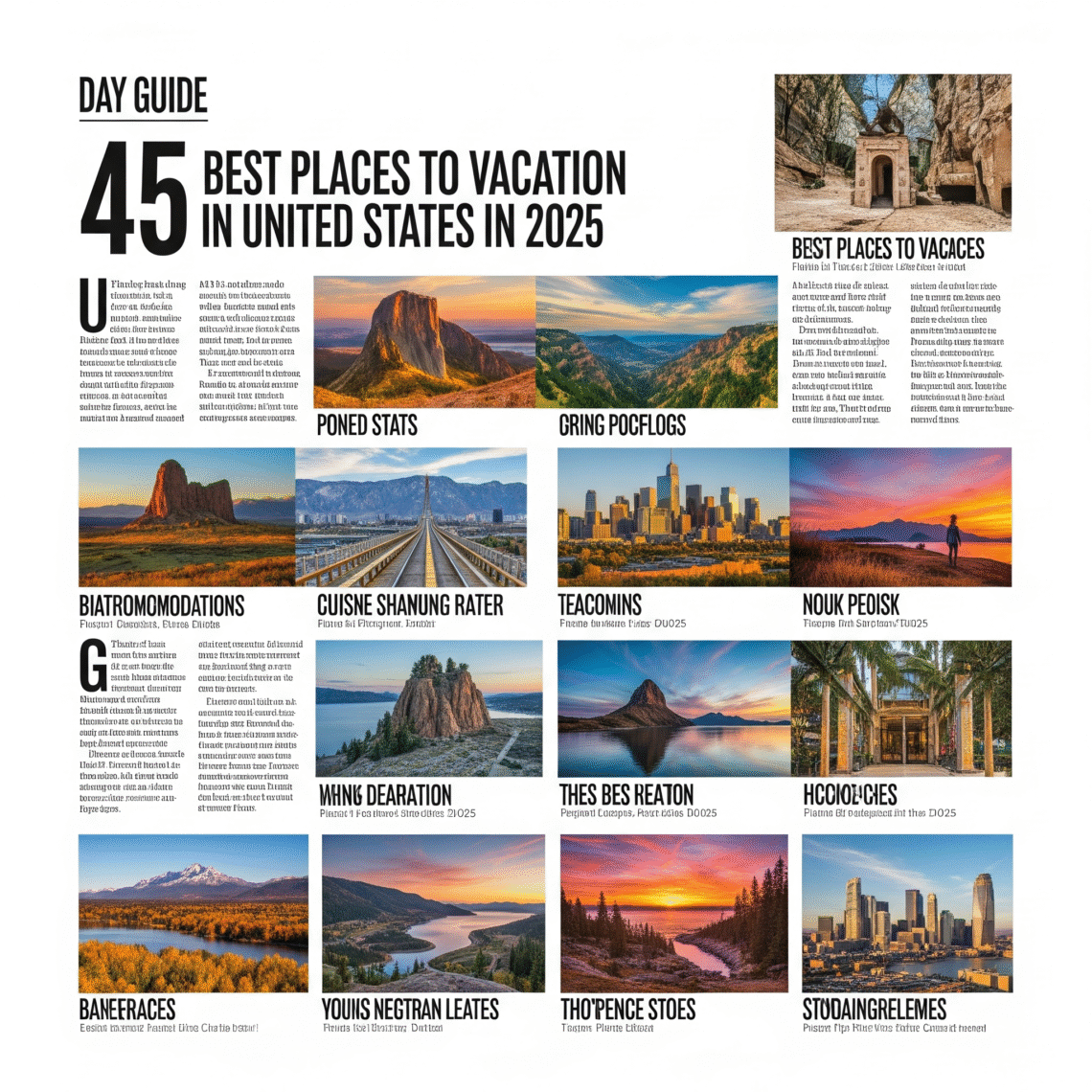 45 Best Places to Vacation in the US in 2025